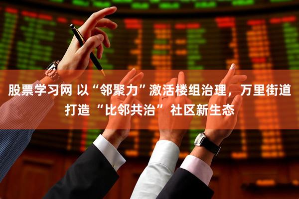股票学习网 以“邻聚力”激活楼组治理，万里街道打造 “比邻共治” 社区新生态