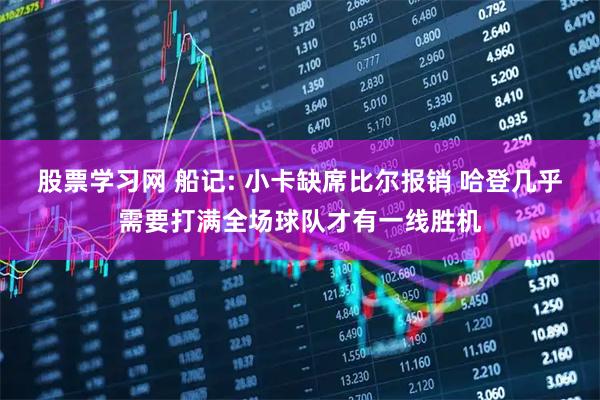 股票学习网 船记: 小卡缺席比尔报销 哈登几乎需要打满全场球队才有一线胜机